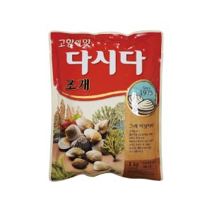 CJ제일제당 다시다 조개 1kg 1box(10개)