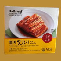 노브랜드 김치 간편한 썰은 배추 맛김치 별미 반찬 1.9kg