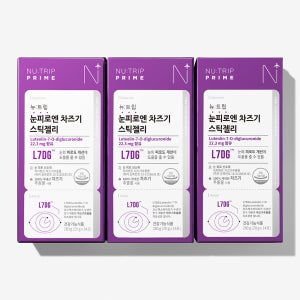 뉴트립 눈 피로엔 루테올린 차즈기 스틱젤리 차즈기추출물 500mg 14포, 3개
