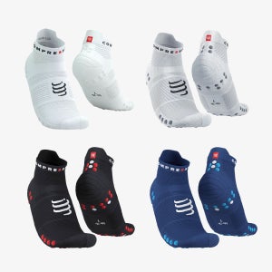 컴프레스포트 러닝 양말 (단목) - 프로 레이싱 삭스 V4.0 런 로우