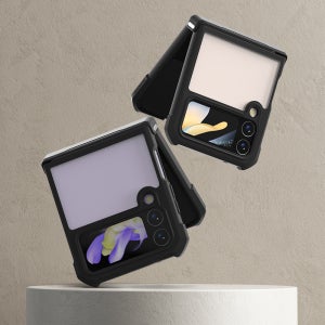 파비스 힌지보호 풀커버 케이스 블랙, 갤럭시Z 플립4