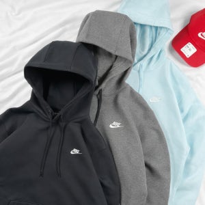 나이키 후드티 클럽 스우시 플리스 기모 후드 티셔츠