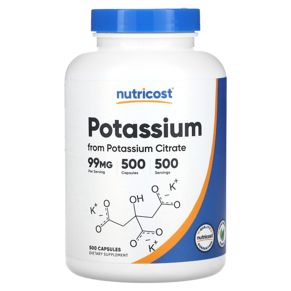 뉴트리코스트 <b>포타슘 시트레이트 99mg</b> 500캡슐