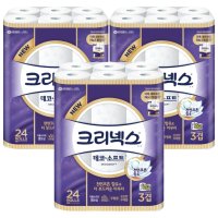 크리넥스 데코앤소프트 3겹 35m 24롤 X 3팩 / 와이드 두루마리 휴지 화장지