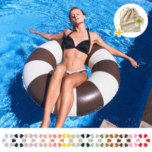 리베아르 감성 성인 대형 링튜브 풀빌라 해먹 여행 스트라이프 물놀이용품