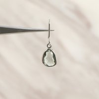 21782 / 조약돌 귀걸이, Pebble Bezel Earrings