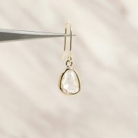 21761 / 조약돌 귀걸이, Pebble Bezel Earrings