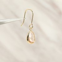 21741 / 조약돌 귀걸이, Pebble Bezel Earrings