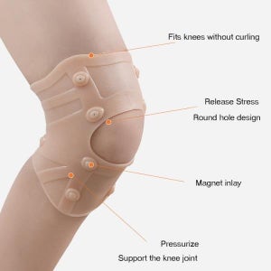무릎 보호대 밴드 테이핑자기 무릎 패드 보호대, 압박 슬리브 완화, 부상 회복 보호 벨트