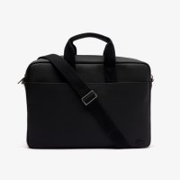 LACOSTE 15 Inch Men’s Classic Computer Bag NH4429HC Black 000