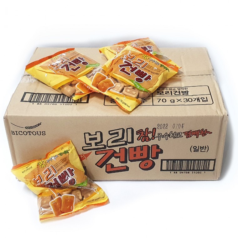 구수하고 담백한 보리건빵 30봉 한박스 할매간식 MZ세대 어르신