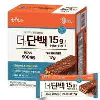 빙그레 단백질바 더단백 크런치바 초코 9개 (40g 9P)