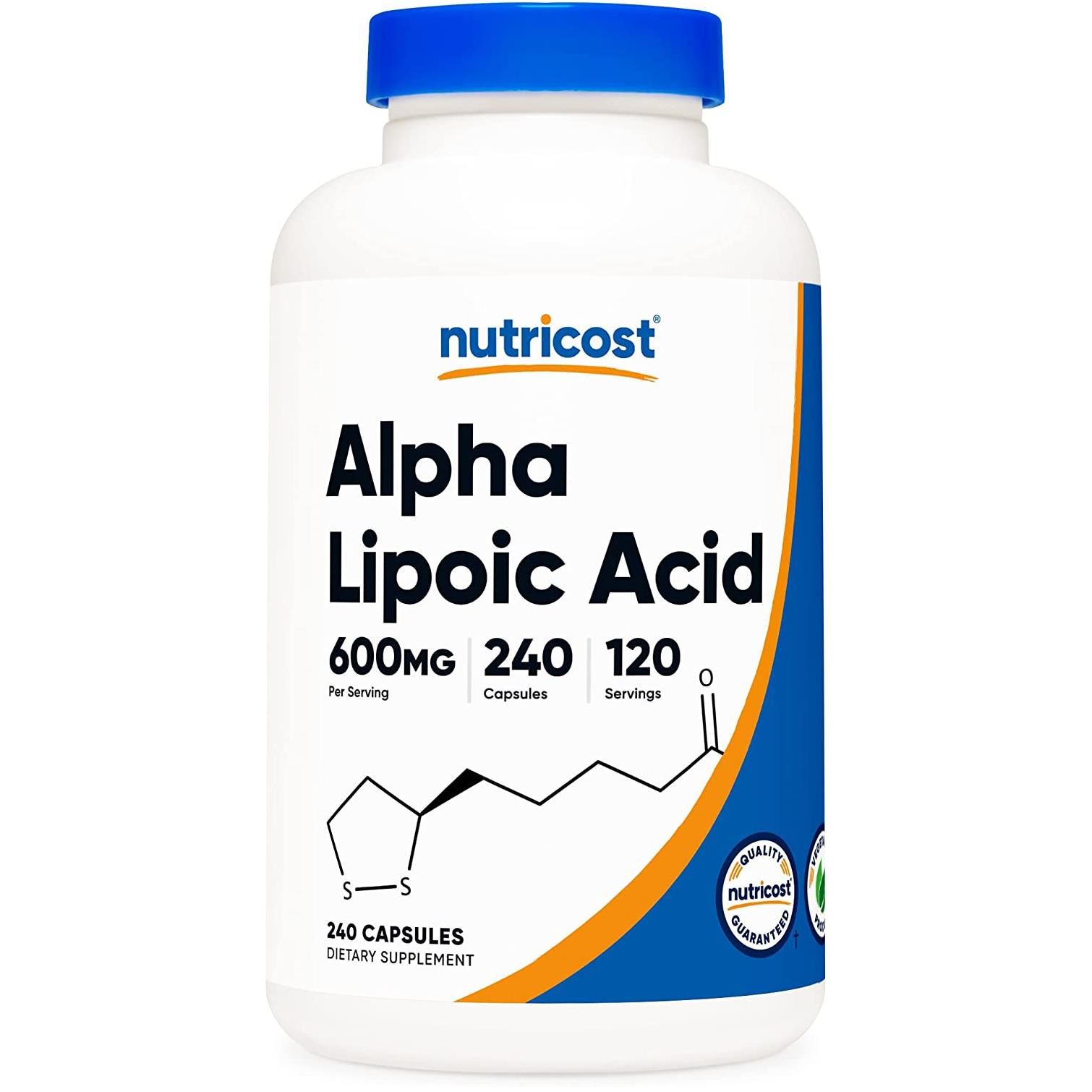 뉴트리코스트 알파 리포산 600MG 240캡슐 <b>alpha lipoic acid</b>