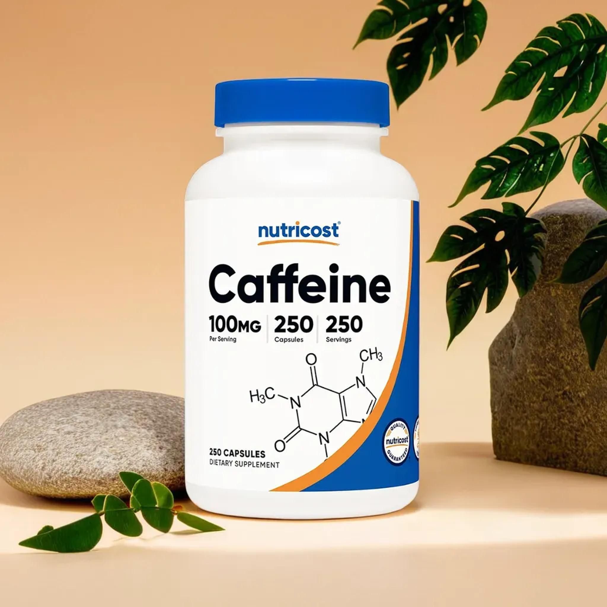 [당일출고] 뉴트리코스트 <b>카페인</b> 1회 제공량당 100mg 250캡슐