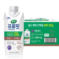 셀렉스 프로핏 웨이 프로틴 드링크 초콜릿, 커피, 복숭아 330ml x 12팩 / 유청 단백질 락토프리