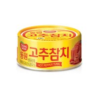 동원참치 고추참치 100g x15캔 원터치 통조림 간편 샐러드 디저트 홈파티 찌개 가정용 대용량