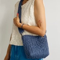 [DIY]미미살롱 데님버킷백 데님얀 뜨개가방 만들기