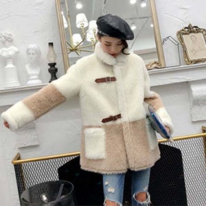 코트 심플 귀여운 편한 여자아우터 외출 중년 예쁜 여자겨울아우터 오래입는 선물 인기 학생