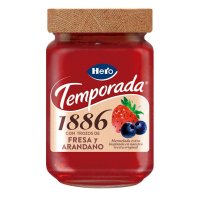 HERO Temporada 1886 Strawberry and Blueberry Jam 히어로 템포라다 1886 딸기 앤 블루베리 잼 290g 4팩