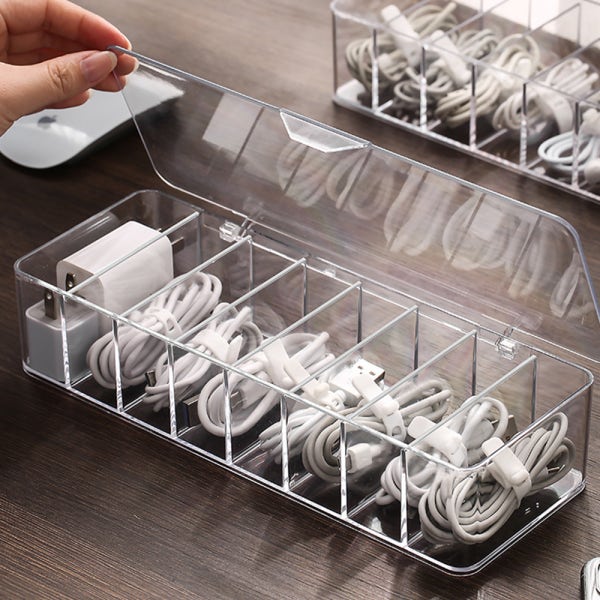 다용도 충전기 케이블정리함 케이블선 이어폰 USB 보관 서랍 정리함
