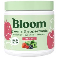 Bloom Nutrition Super Greens Powder Smoothie & Juice Mix Berry