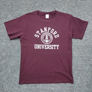 여름 코튼 미국 유명 학교 기념 스탠포드 대학 티셔츠