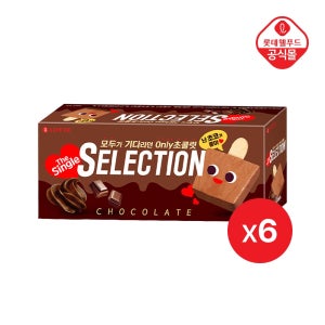 롯데웰푸드 셀렉션 초코 500ml x 6개