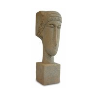 [아르스문디Arsmundi]아메데오 모딜리아니 Amedeo Modigliani 조각, Tête I(1911-12), hand-painted, porcelain-like resin