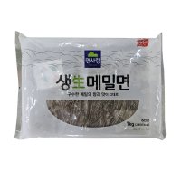 면사랑 생 메밀 면 1kg 생면 수타 냉모밀 소바 국수 면발 사리 쫄깃 밀가루 대용량