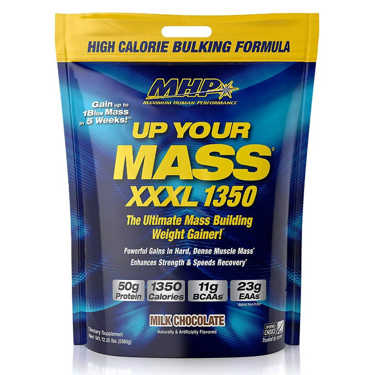MHP 매스업 XXXL 1350 <b>벌크업</b> 프로틴 게이너 <b>밀크</b> 초코 5.4kg