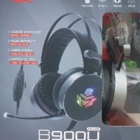 앱코 B900U PLUS 음성변조 버추얼 7.1 진동 RGB 게이밍 헤드셋