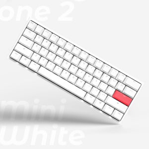 DUCKY ONE 2 MINI RGB PURE WHITE PBT 이중사출 영문 갈축