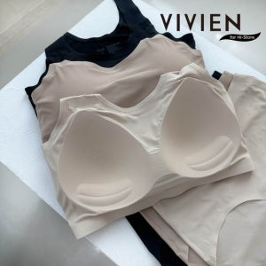 비비안 하이스토어 패드일체형 브라 브라런닝