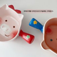 캐릭터손잡이 라면그릇 손잡이 국그릇 우동그릇