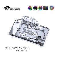 Bykski 3070 GPU 워터 쿨링 블록 NVIDIA 파운더 RTX 3060ti 액체 쿨러 시스템 VGA 라디에이터 5V 12V N-RTX3070FE-X