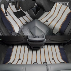 기아 EV9 인스톨 뉴 코일매트 디자인 카매트 6인승/스위블 1열+2열