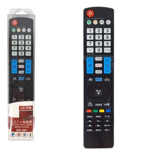 LG TV 리모컨 OD-201 엘지 티브 리모콘 호환 텔레비젼 스마트 PDP 3D UHD LCD LED QLED HD FHD 만능 용