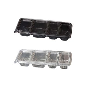 TY 24084-4a 일회용 직사각 4칸 소스 반찬 용기 600개