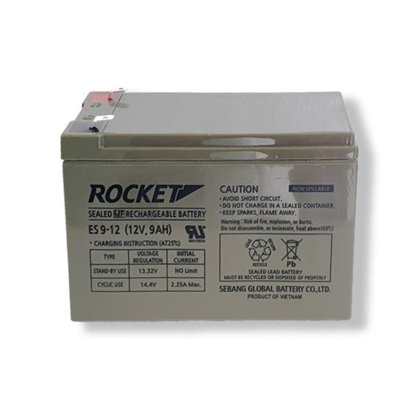 로케트배터리 ES9-12 (12V9Ah) 산업용 UPS용 전동차 밧데리
