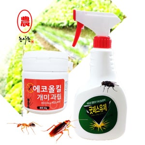개미전문 에코올킬 30g 파리 모기 바퀴벌레 죽이는 약 굿페스 500ml (2종 세트)