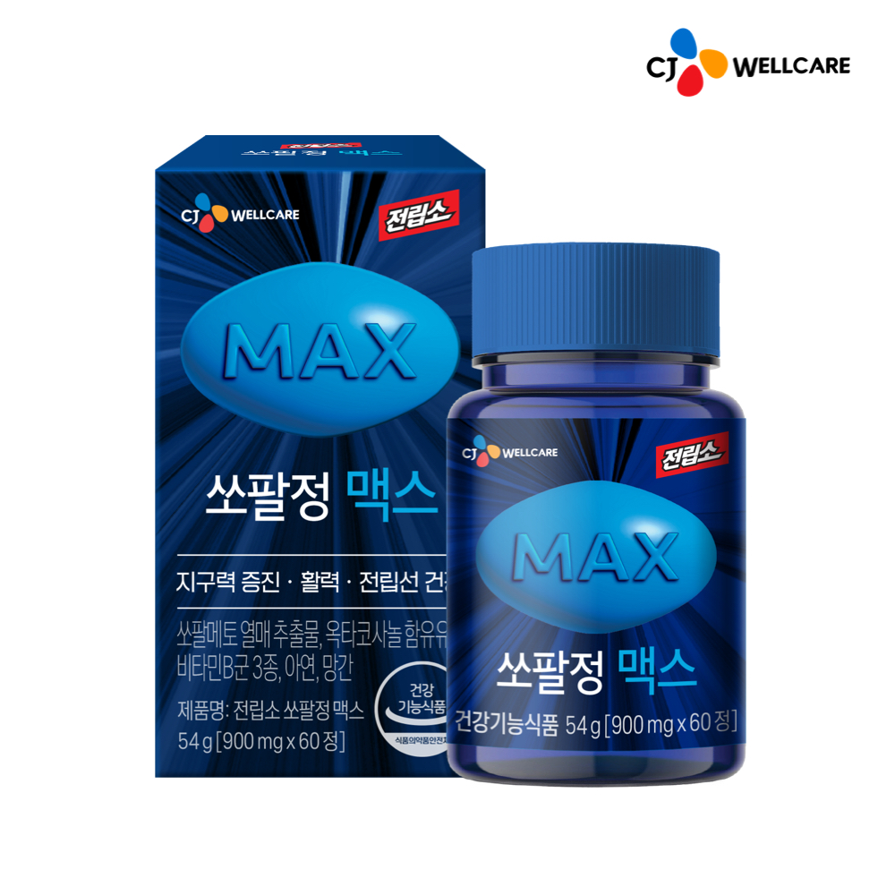 <b>CJ웰케어</b> 전립소 쏘팔정 맥스 1개월분