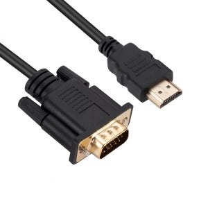 HDMI to VGA RGB 변환 컨버터 케이블 듀얼 모니터 연결선 3M