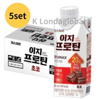 이지 프로틴 초코 우유 단백질 음료 250ml 18팩X5개