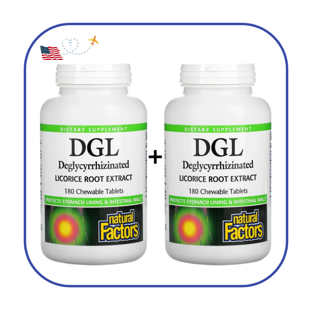 네추럴팩터스 <b>DGL 180캡슐</b> 1+1