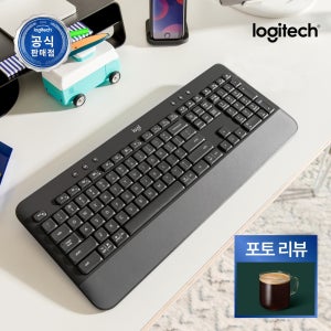 [N배송] 로지텍코리아 공식 시그니처 K650 무선 키보드 그래파이트, 팬터그래프
