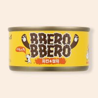 그린펫 빼로빼로 캔 치킨&참치맛 80g 고양이캔