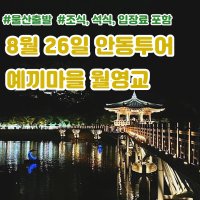 선성수상길 예끼마을 안동투어 당일치기여행