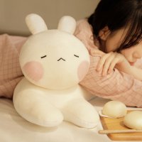 아르셰 귀찮은집순이 토끼 말랑 쿠션 베개 모찌 바디필로우