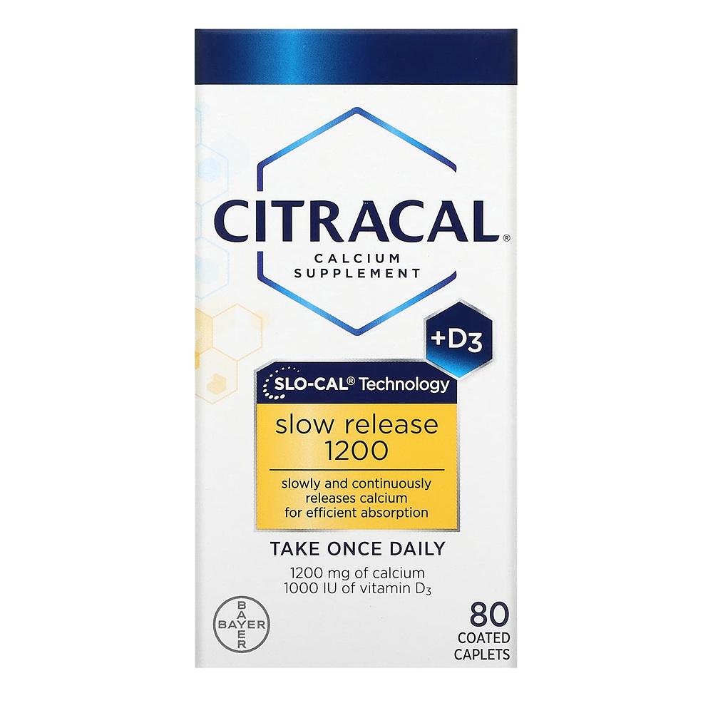 <b>Citracal</b> 칼슘 써포트 서방형 1200 플러스 D3 코팅정 80정