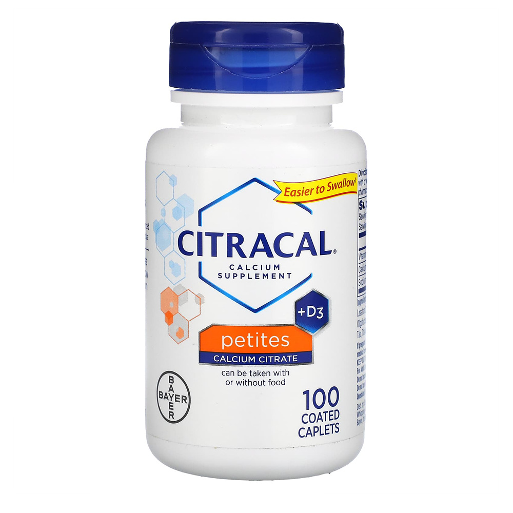 <b>Citracal</b> 칼슘 써포트 플러스 D3 쁘띠 코팅 캡슐 100정